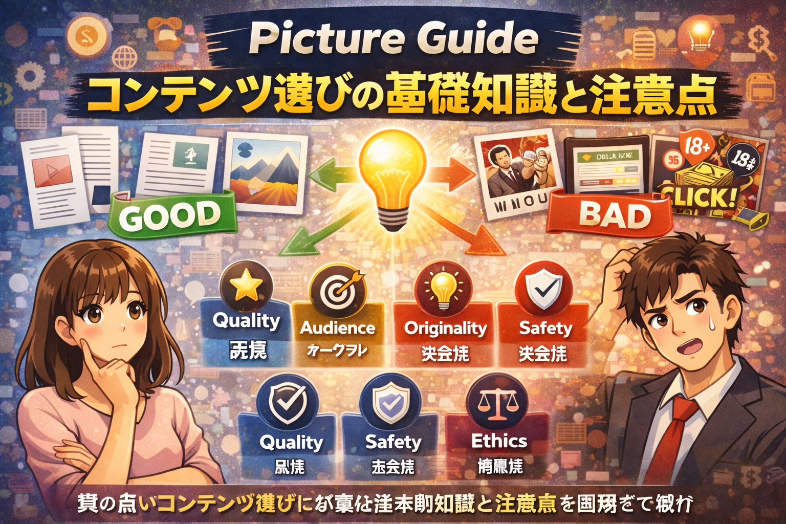 Picture Guide｜コンテンツ選びの基礎知識と注意点